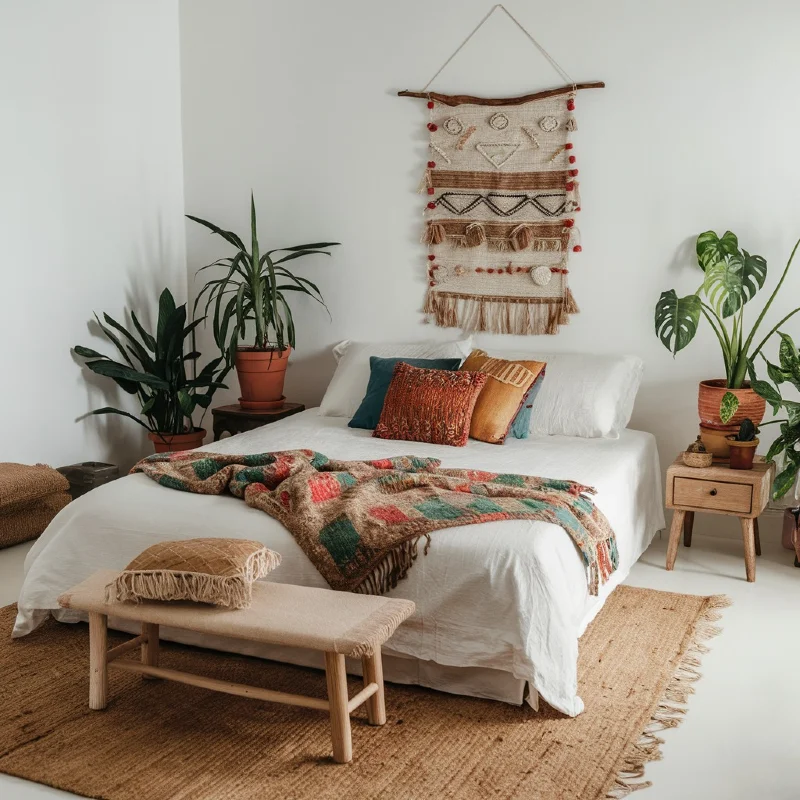 Vibrant Textiles and Woven Tapestries