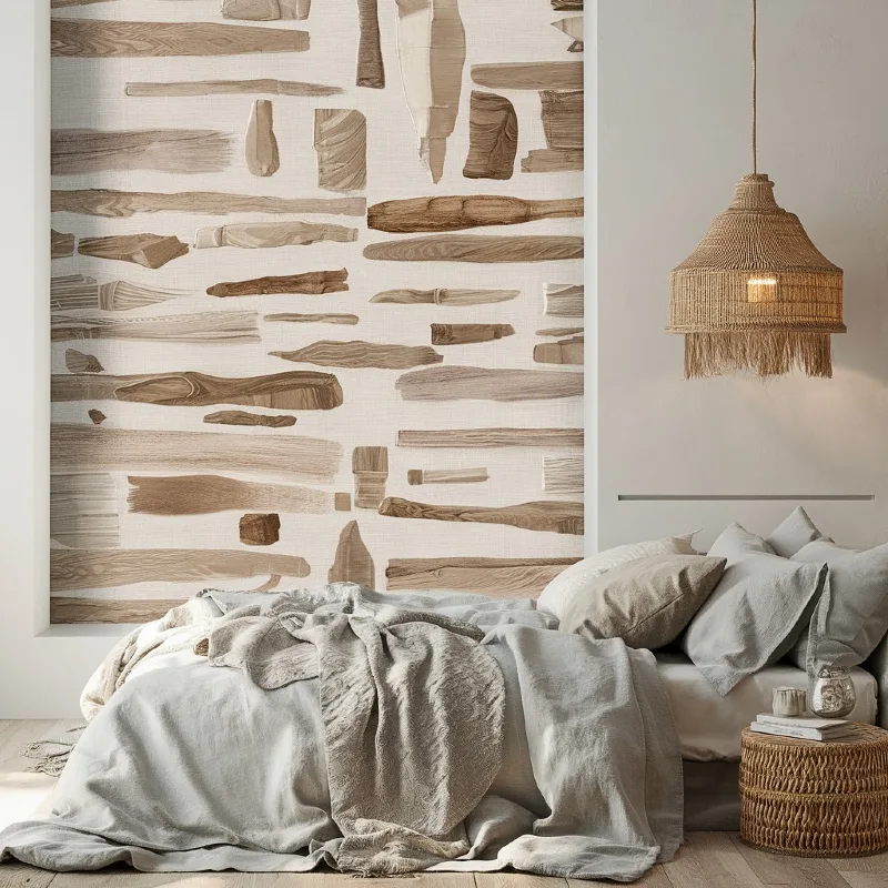  Abstract Murals and Fringed Pendants