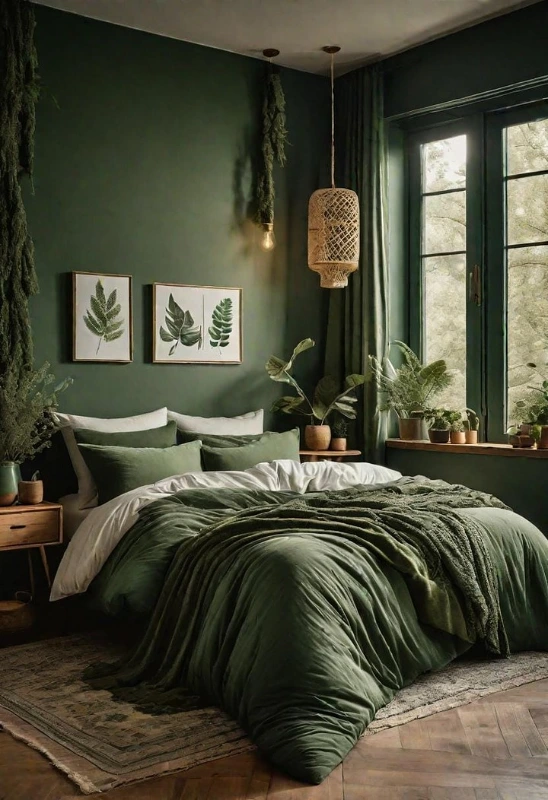Forest Greens and Monochromatic Textures