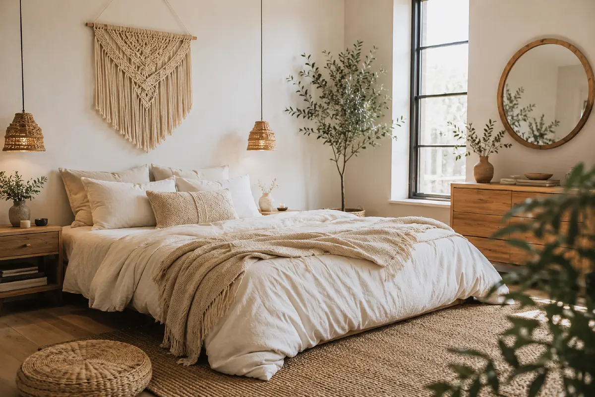 17 Minimalist Boho Bedrooms That Nail the Perfect Effortless but Intentional Vibe