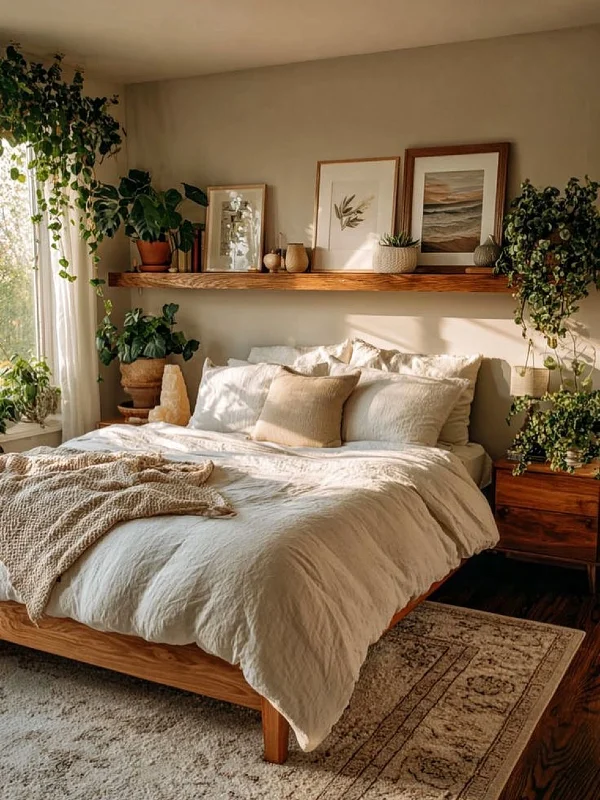 Headboard Alternative Display Shelf
