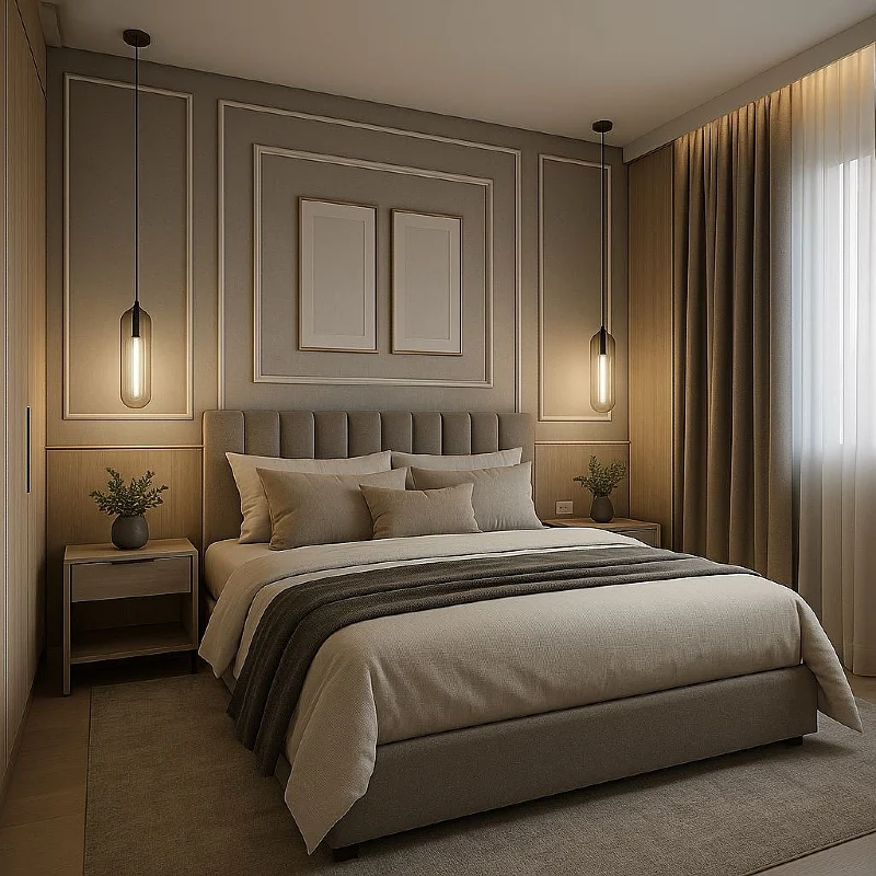 Extended Curved Headboards