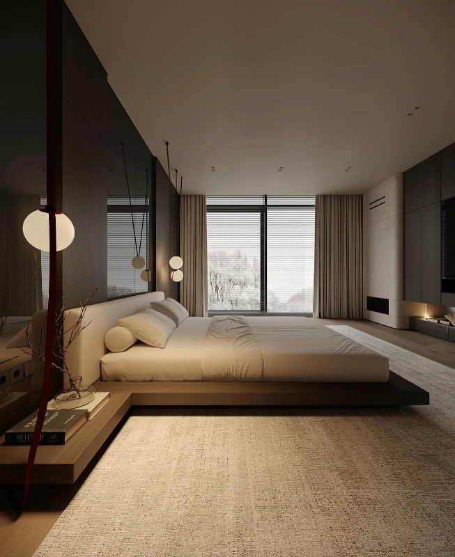 Low Profile Platform Bed