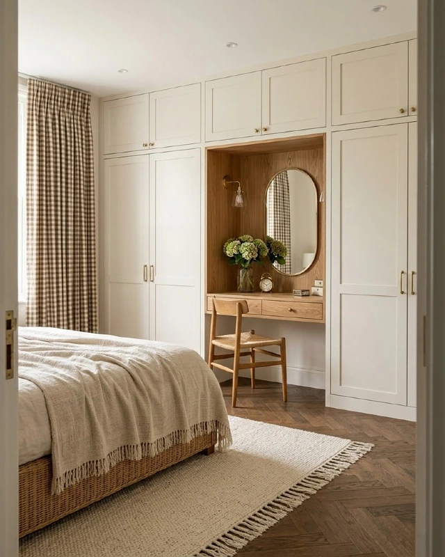 Built-in Wardrobes with Integrated Vanity