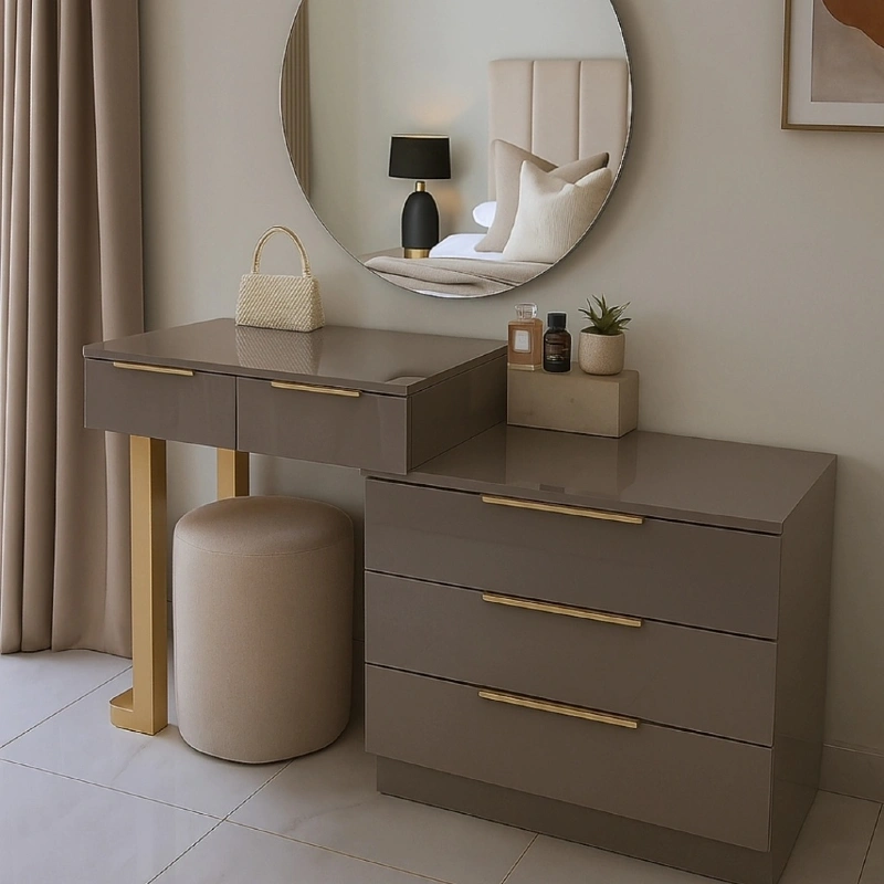 Tiered Modular Vanity and Dresser Combo