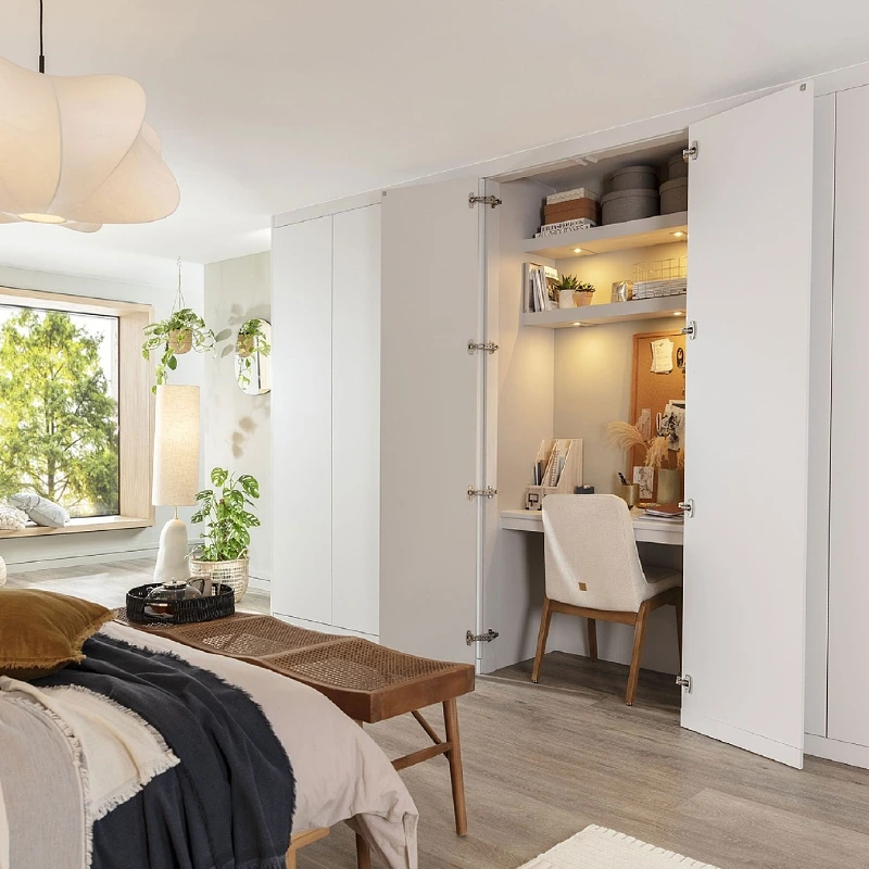 Built-in Closet Office Nook