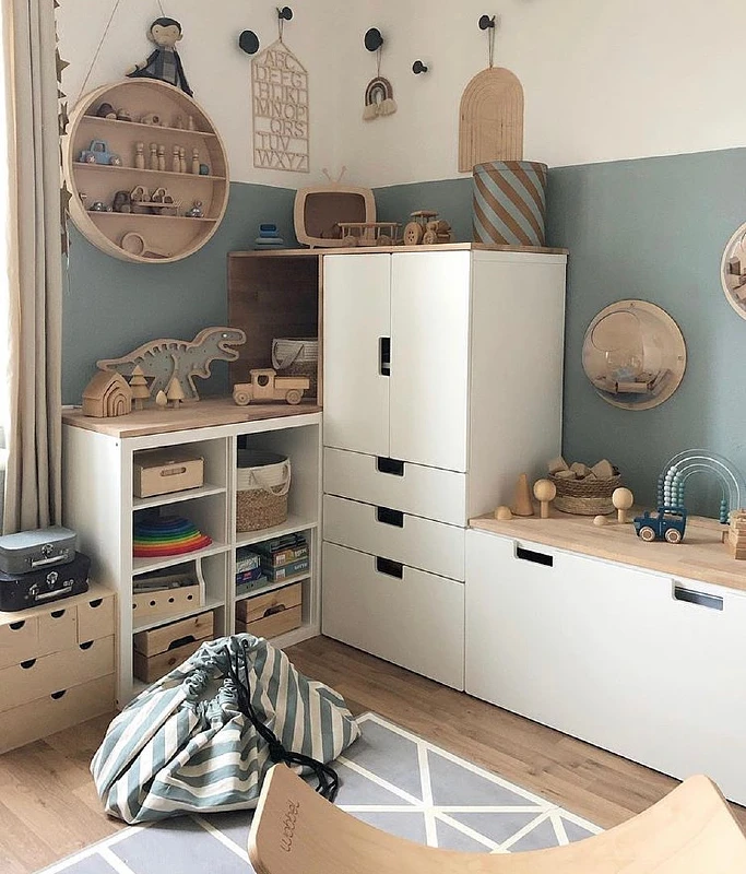 Modular Kids Bedroom Storage System