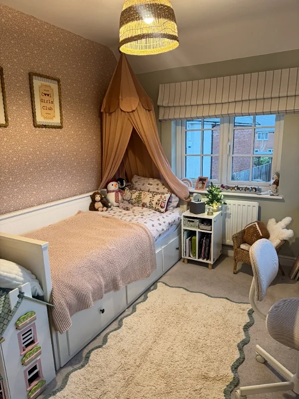 Cozy Daybed and Overhead Canopy