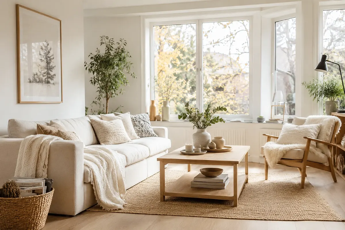 Cozy Scandinavian Living Room Ideas For A Bright Space