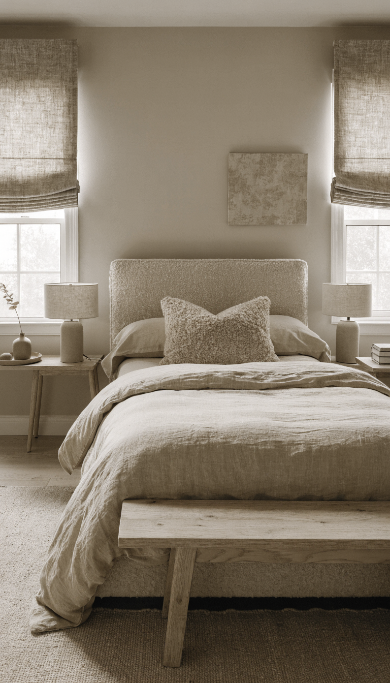 Minimal Monochrome Beige Sanctuary