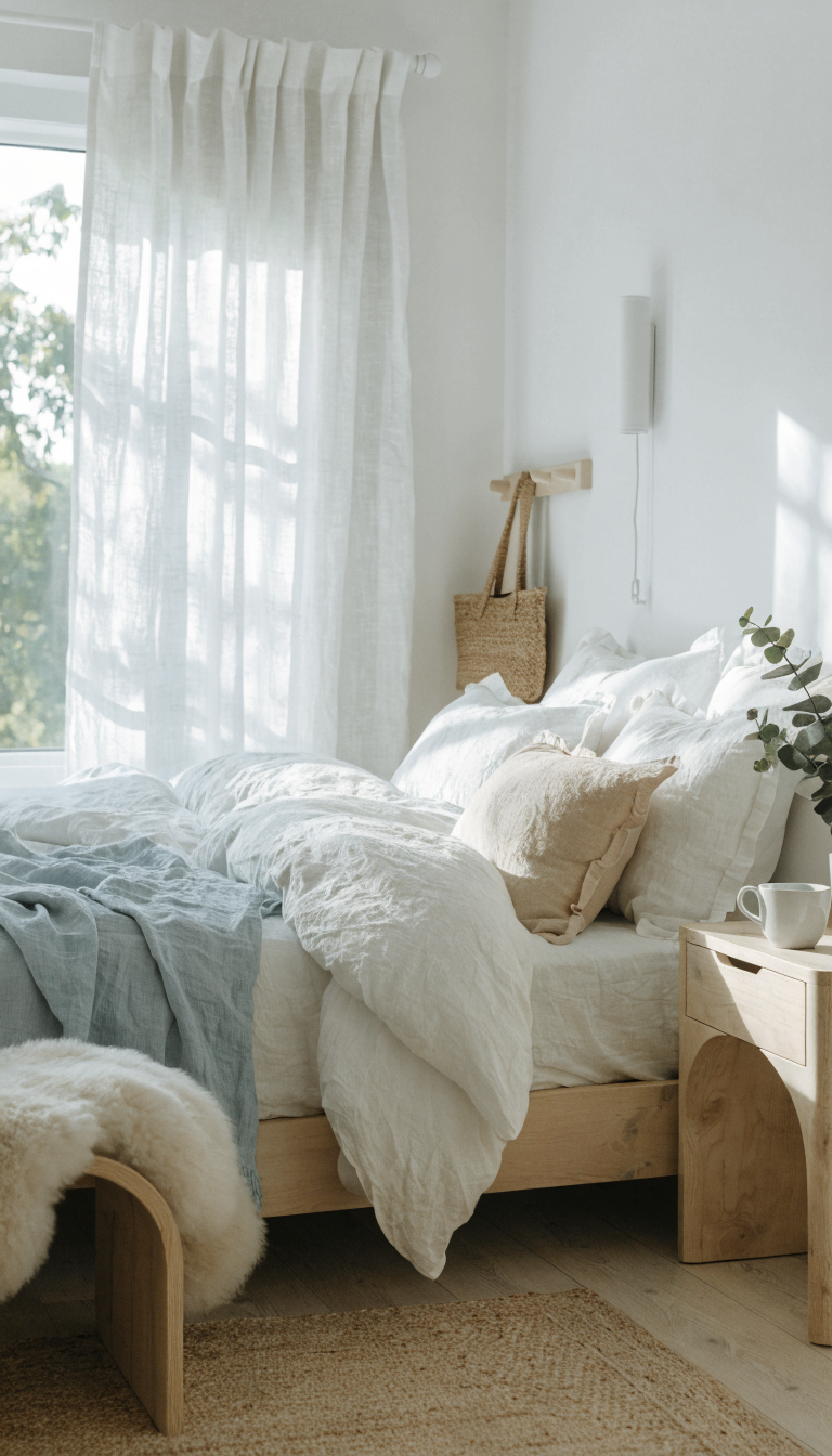 6. Scandinavian Sleep Sanctuary With Soft Neutrals