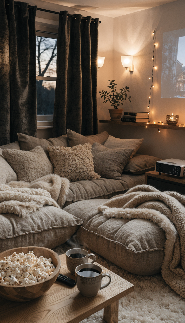 14. Hygge Movie Night Den