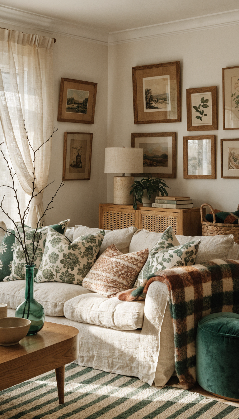 17. Eclectic Pattern Play With Cohesive Colors