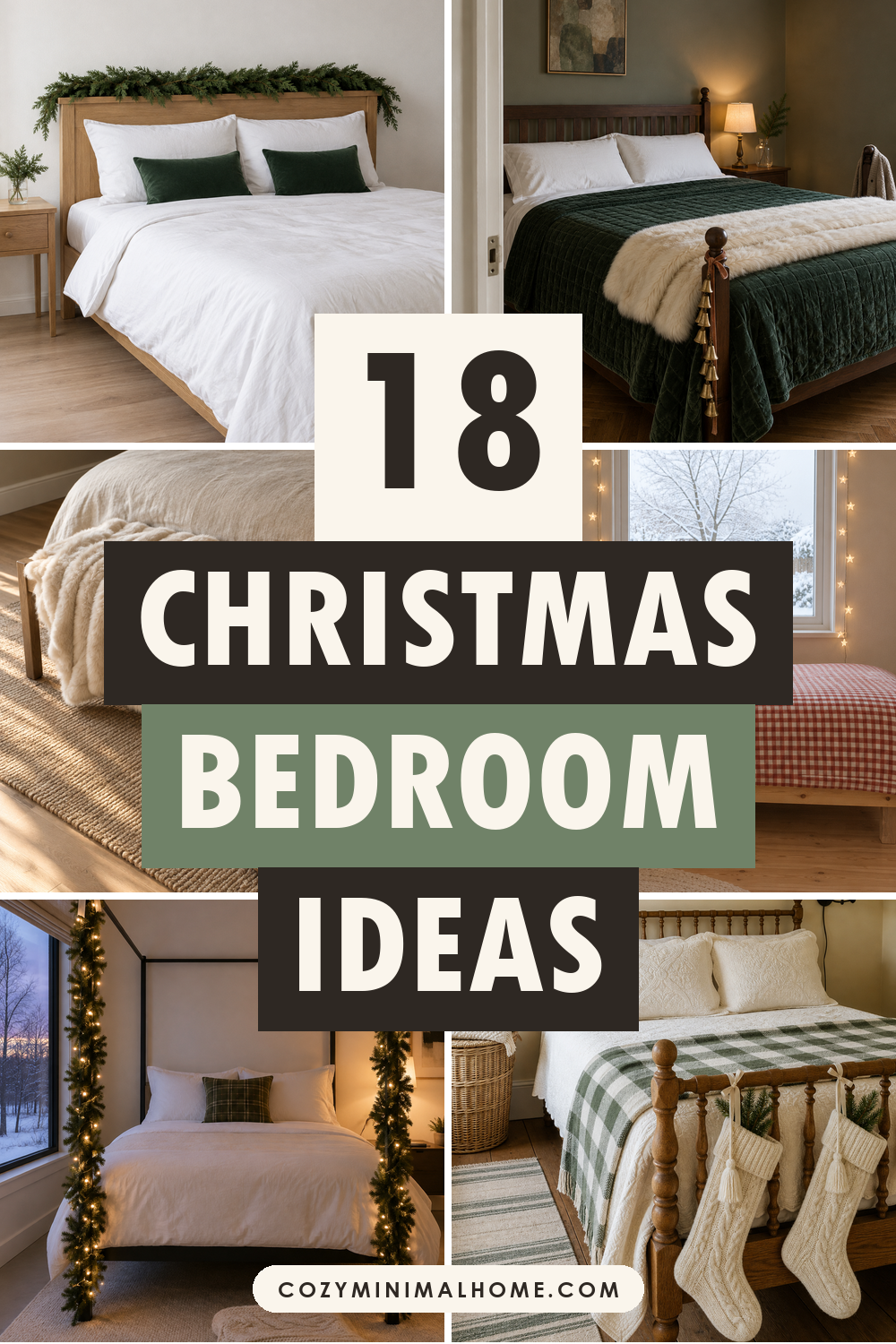 18 Christmas Bedroom Ideas