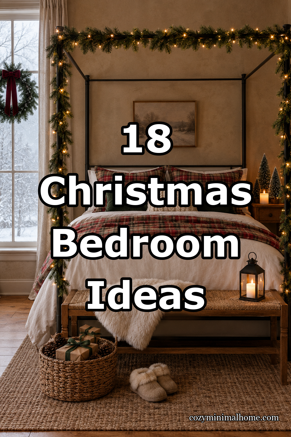 18 Christmas Bedroom Ideas