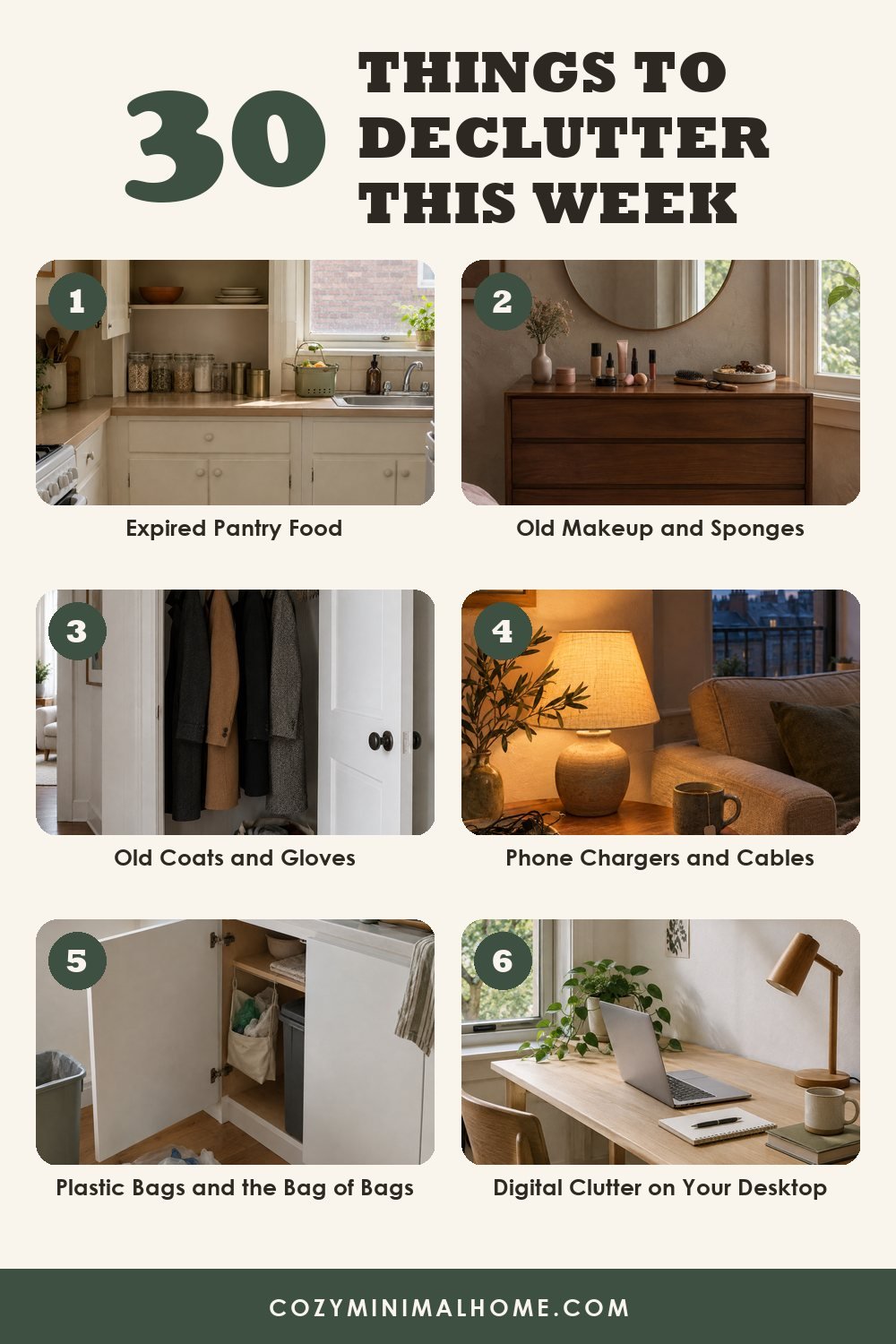 30 Things to Declutter This Week