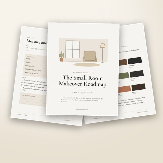 The Small Room Makeover Roadmap, a free 10-page PDF